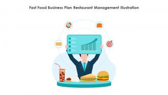 Fast Food Business Plan Restaurant Management Illustration