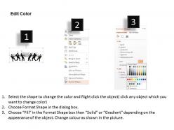 Fe business teams with competition and strategy for success flat powerpoint design