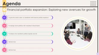 Financial Portfolio Expansion Exploring New Avenues For Growth Powerpoint Presentation Slides Slides Appealing