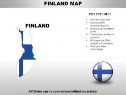 Finland country powerpoint maps