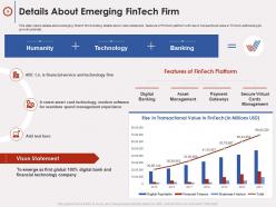 Fintech company pitch deck ppt template