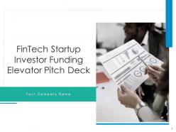 Fintech startup investor funding elevator pitch deck ppt template