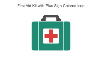 First Aid Kit With Plus Sign Colored Icon In Powerpoint Pptx Png And Editable Eps Format