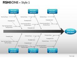 Fishbone style 1 powerpoint presentation slides