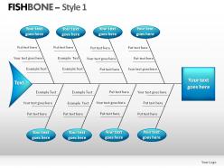 Fishbone style 1 powerpoint presentation slides