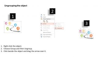 Five staged linear infographic timeline roadmap diagram flat powerpoint design