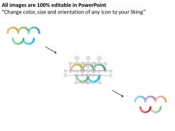 Five staged world map infographics diagram powerpoint template