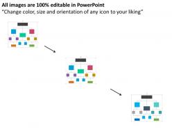 Flow chart for business organization flat powerpoint design