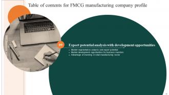 FMCG Manufacturing Company Profile Powerpoint Presentation Slides Content Ready Visual