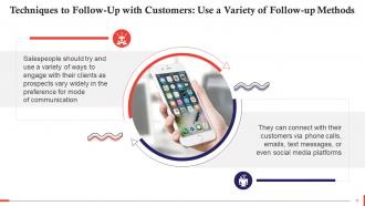 Follow Up Stage In Sales Process Training Ppt Visual Slides