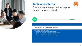 Formulating Strategy Partnership To Expand Business Growth Strategy CD Image Slides