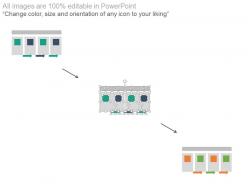 Four tags for total sales analysis powerpoint slides