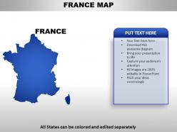 France country powerpoint maps