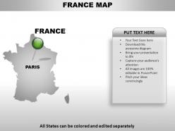 France country powerpoint maps