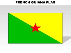 French guiana country powerpoint flags