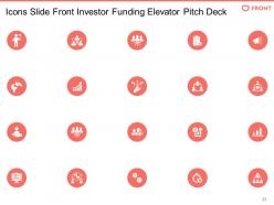 Front investor funding elevator pitch deck ppt template