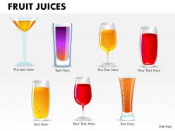 Fruit juices powerpoint presentation slides