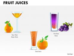 Fruit juices powerpoint presentation slides