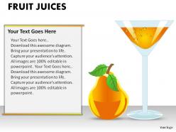 Fruit juices powerpoint presentation slides