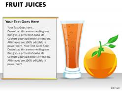 Fruit juices powerpoint presentation slides