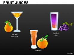 Fruit juices powerpoint presentation slides db