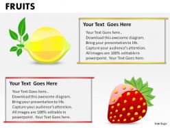 Fruits powerpoint presentation slides