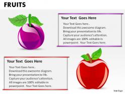 Fruits powerpoint presentation slides