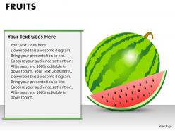 Fruits powerpoint presentation slides