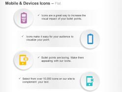 Full empty charging no battery ppt icons graphics