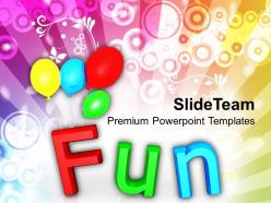 Fun with colorful balloons holidays powerpoint templates ppt themes and graphics 0213