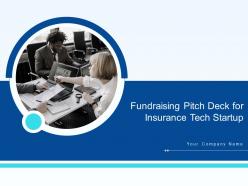 Fundraising pitch deck for insurance tech startup ppt template