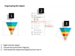 Funnel diagram for lead management flat powerpoint design