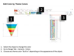 Funnel diagram for lead management flat powerpoint design