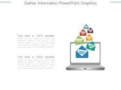 Gather information powerpoint graphics