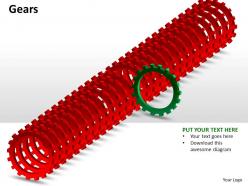 1159214 style variety 1 gears 1 piece powerpoint presentation diagram infographic slide