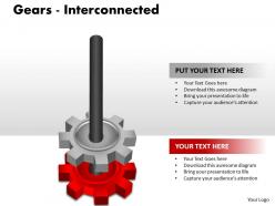 Gears interconnected