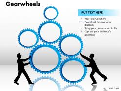 24524090 style variety 1 gears 1 piece powerpoint presentation diagram infographic slide