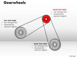 89705769 style variety 1 gears 1 piece powerpoint presentation diagram infographic slide