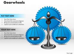 81547212 style variety 1 gears 1 piece powerpoint presentation diagram infographic slide