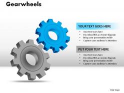 Gearwheels powerpoint presentation slides