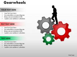 Gearwheels powerpoint presentation slides