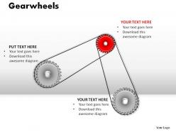 Gearwheels powerpoint presentation slides