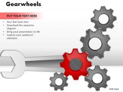 Gearwheels powerpoint presentation slides