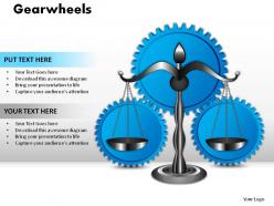 Gearwheels powerpoint presentation slides