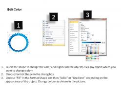 Gearwheels powerpoint presentation slides