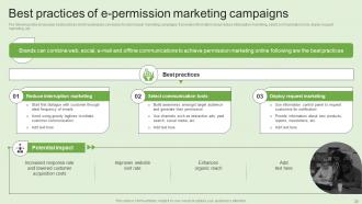 Generating Customer Information Through Permission Based Marketing Campaigns MKT CD V Professional Slides