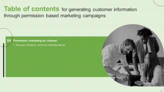 Generating Customer Information Through Permission Based Marketing Campaigns MKT CD V Impactful Idea