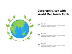 Geographic Icon Location Pointer Navigation Circle Document