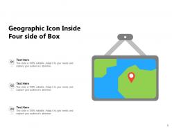 Geographic Icon Location Pointer Navigation Circle Document