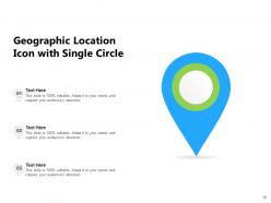 Geographic Icon Location Pointer Navigation Circle Document